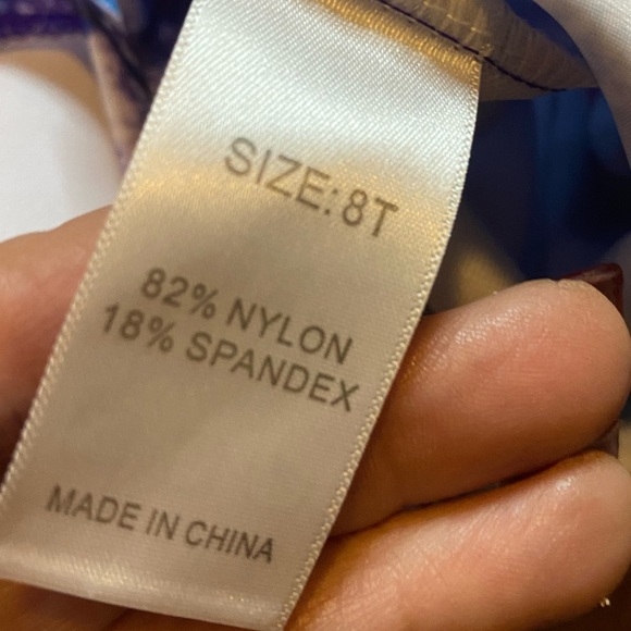 swimsobo Girls 3-Piece Swimsuit 3 Piece Long Slv Rashguard Bikini 8 - Picture 7 of 7